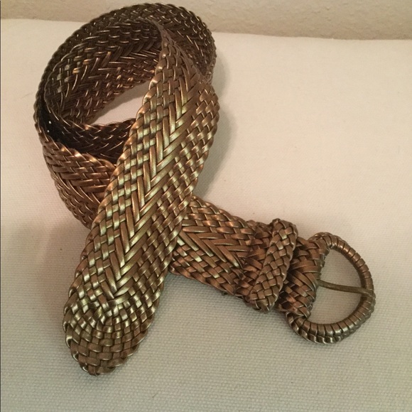 Accessories Gold Braided Belt Poshmark